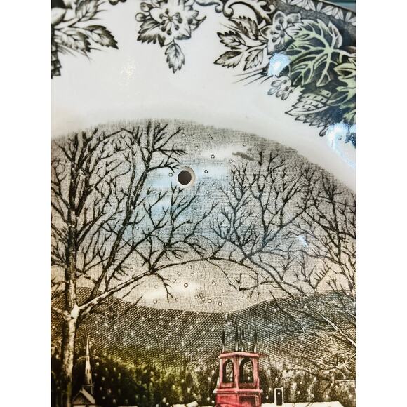 Johnson Brothers Friendly Village School House 10" Dinner Plate England READ - Picture 2 of 7